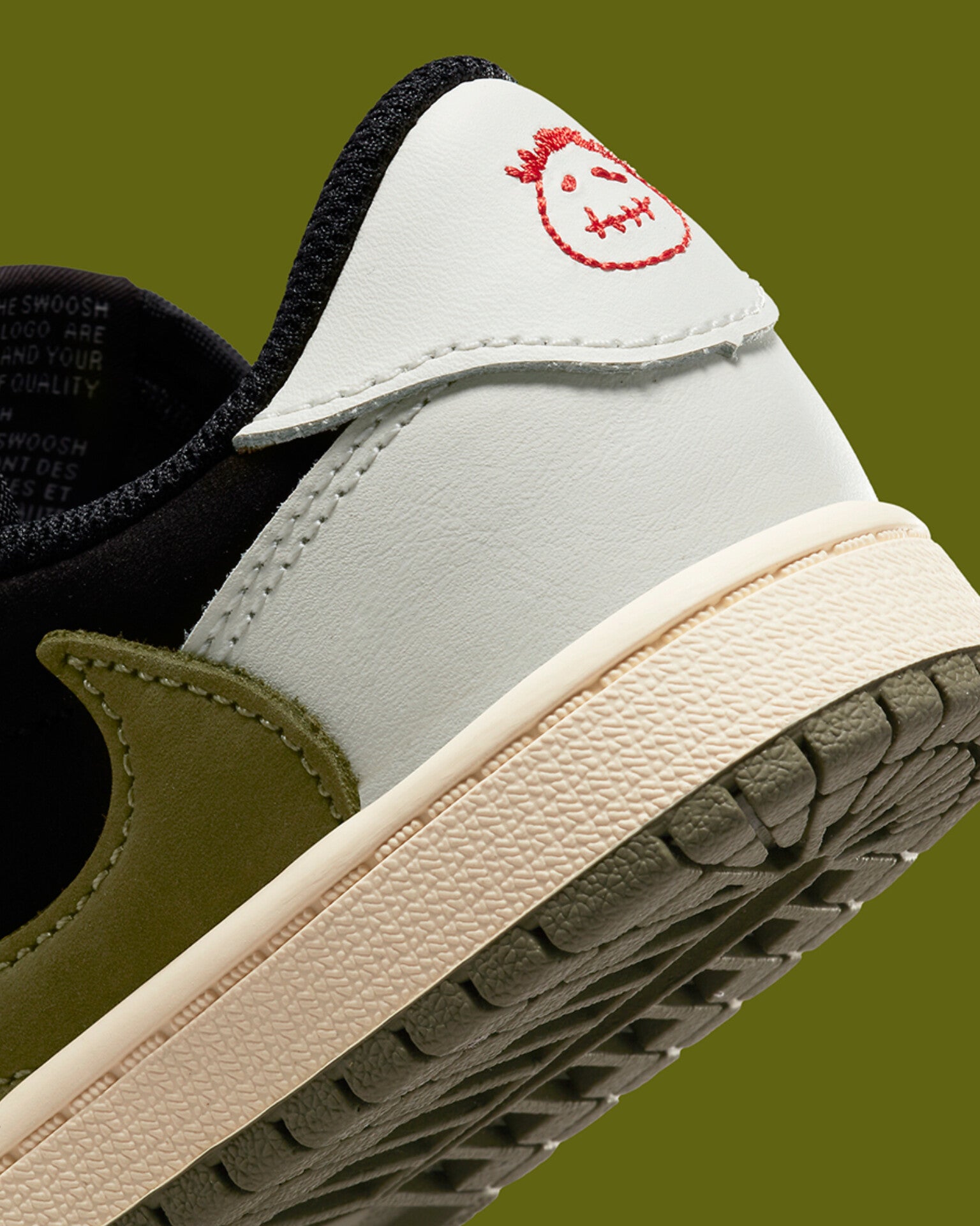 AIR JORDAN 1 LOW T.S  (OLIVE)