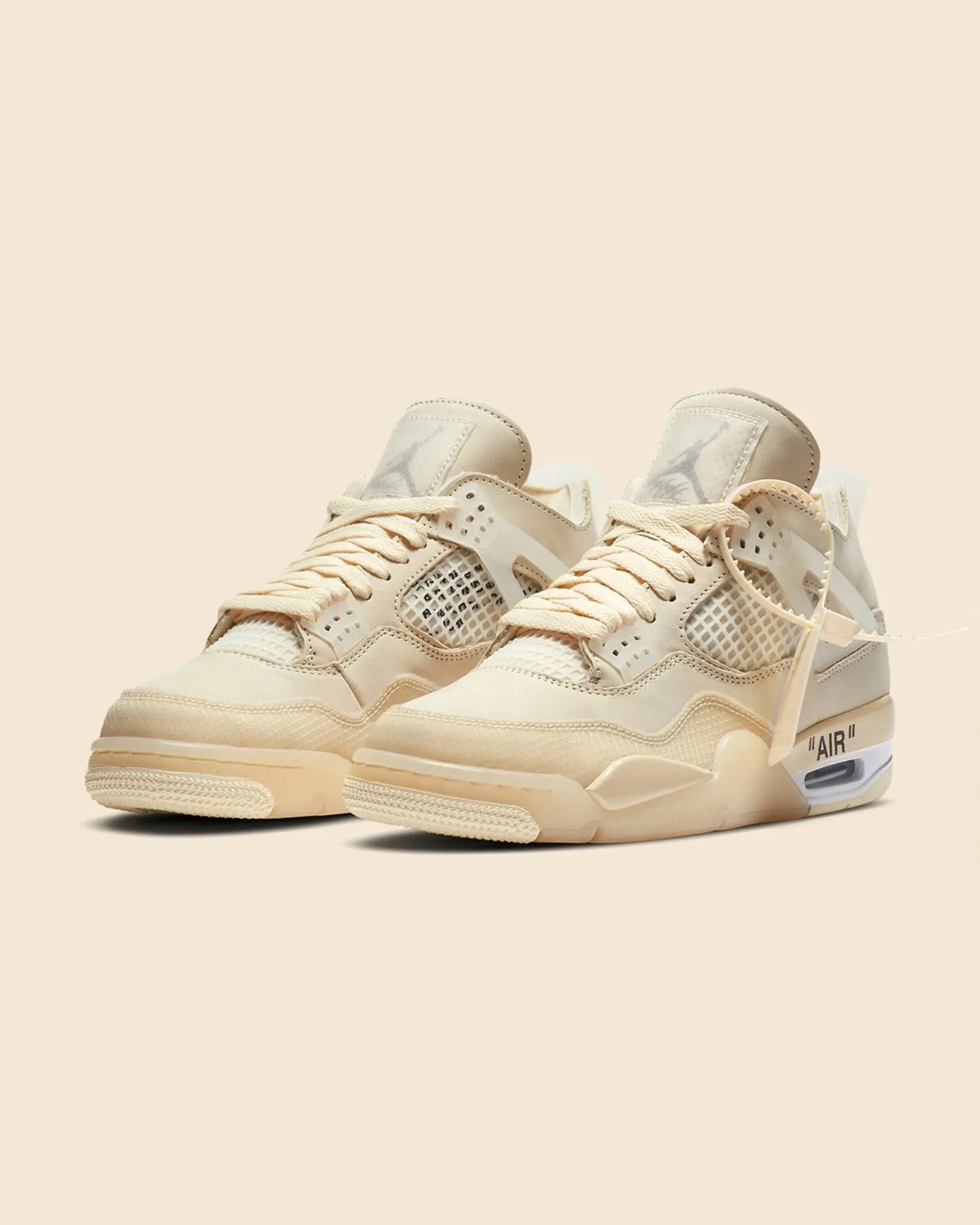 AIR JORDAN RETRO 4 OFF WHITE (SAIL)