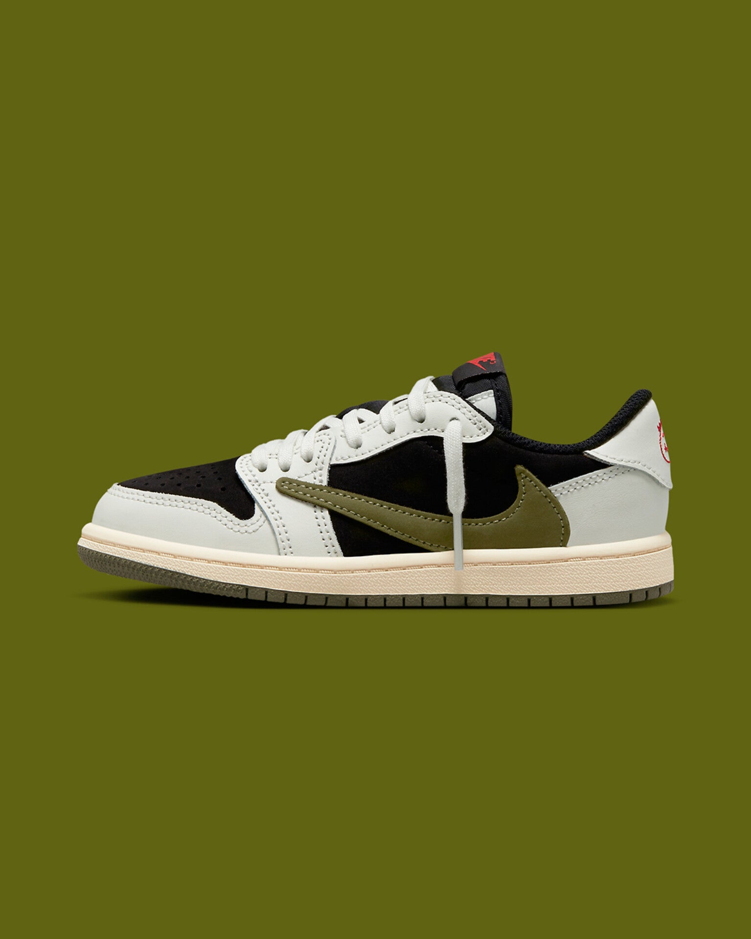 AIR JORDAN 1 LOW T.S  (OLIVE)