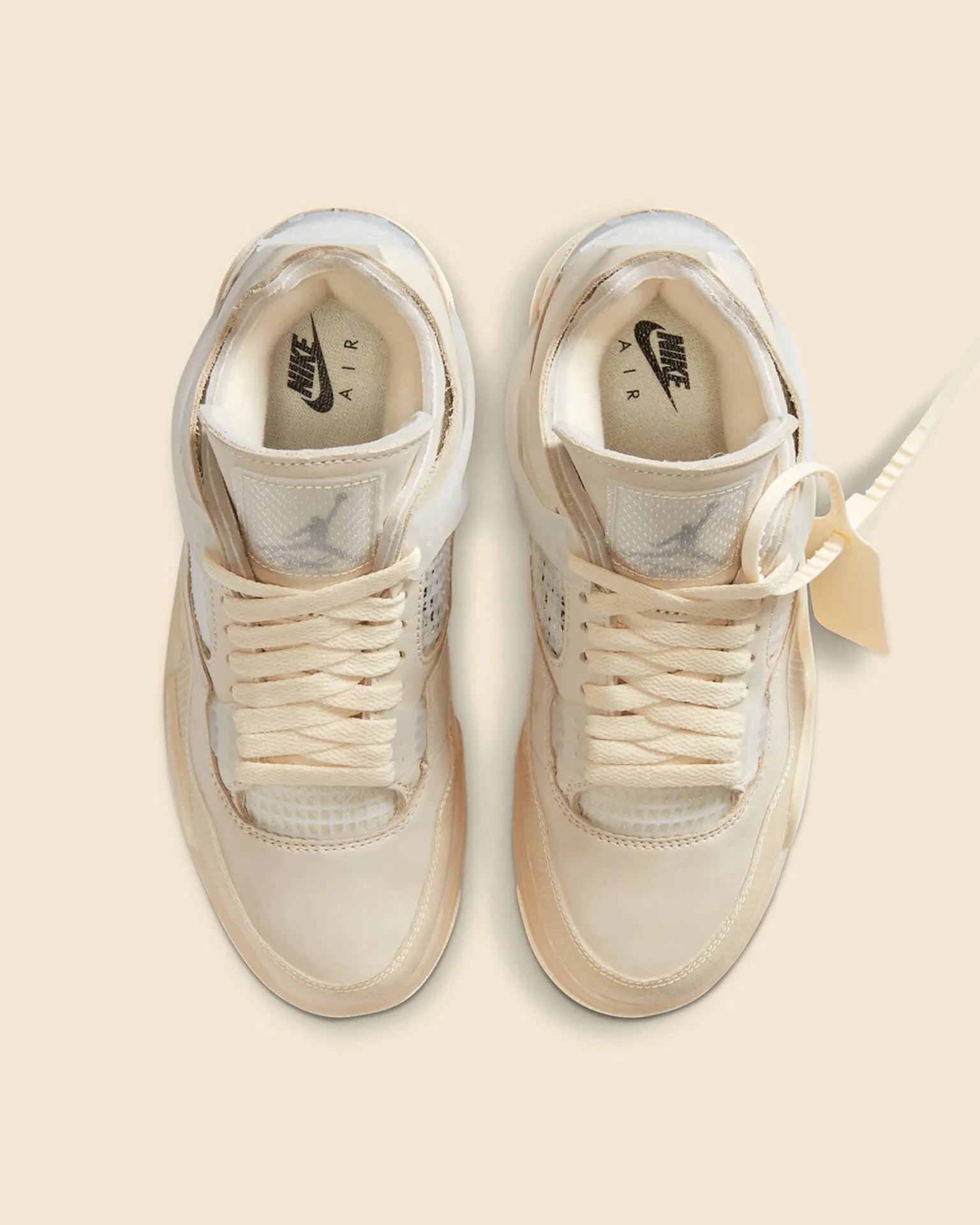 AIR JORDAN RETRO 4 OFF WHITE (SAIL)